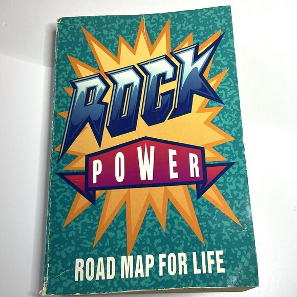 1991 ROCK POWER Road Map For Life NEW TESTAMENT Paper Back Bible Translation - Picture 1 of 12